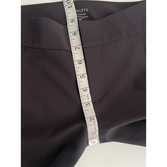 Athleta Stellar Trouser Size 2P Slit Zip Hem Pockets Athleisure Versatile - Picture 13 of 13